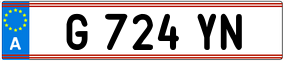 Truck License Plate